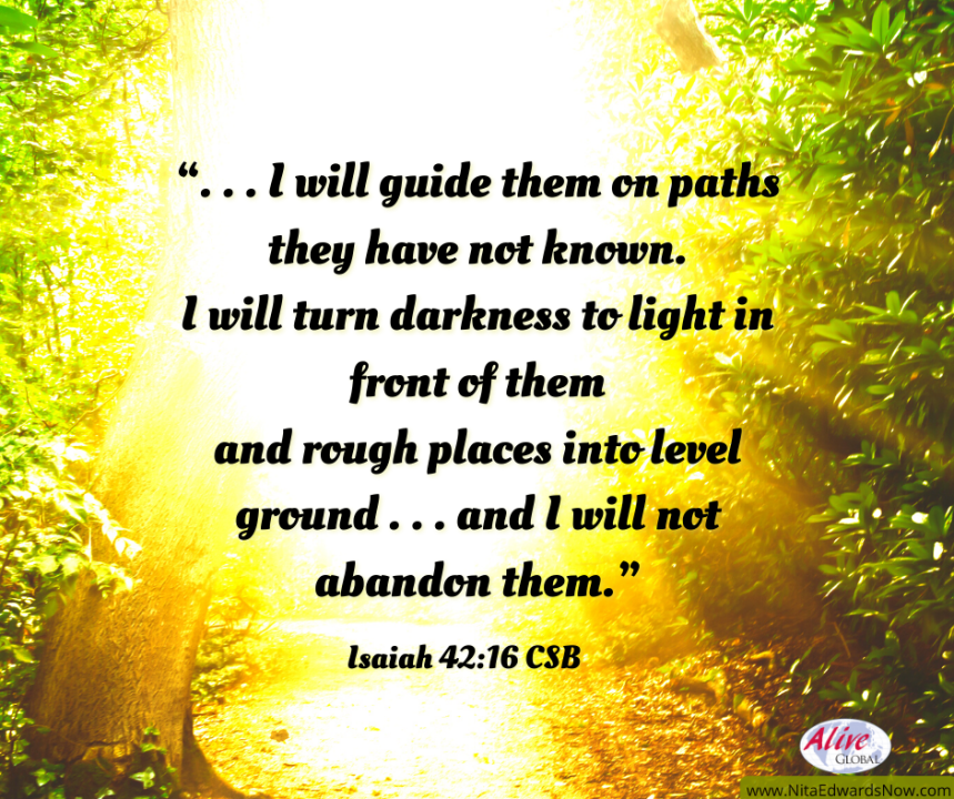 I will guide them on paths they